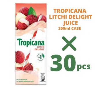 TROPICANA LITCHI JUICE 200ML CASE OF 30PCS